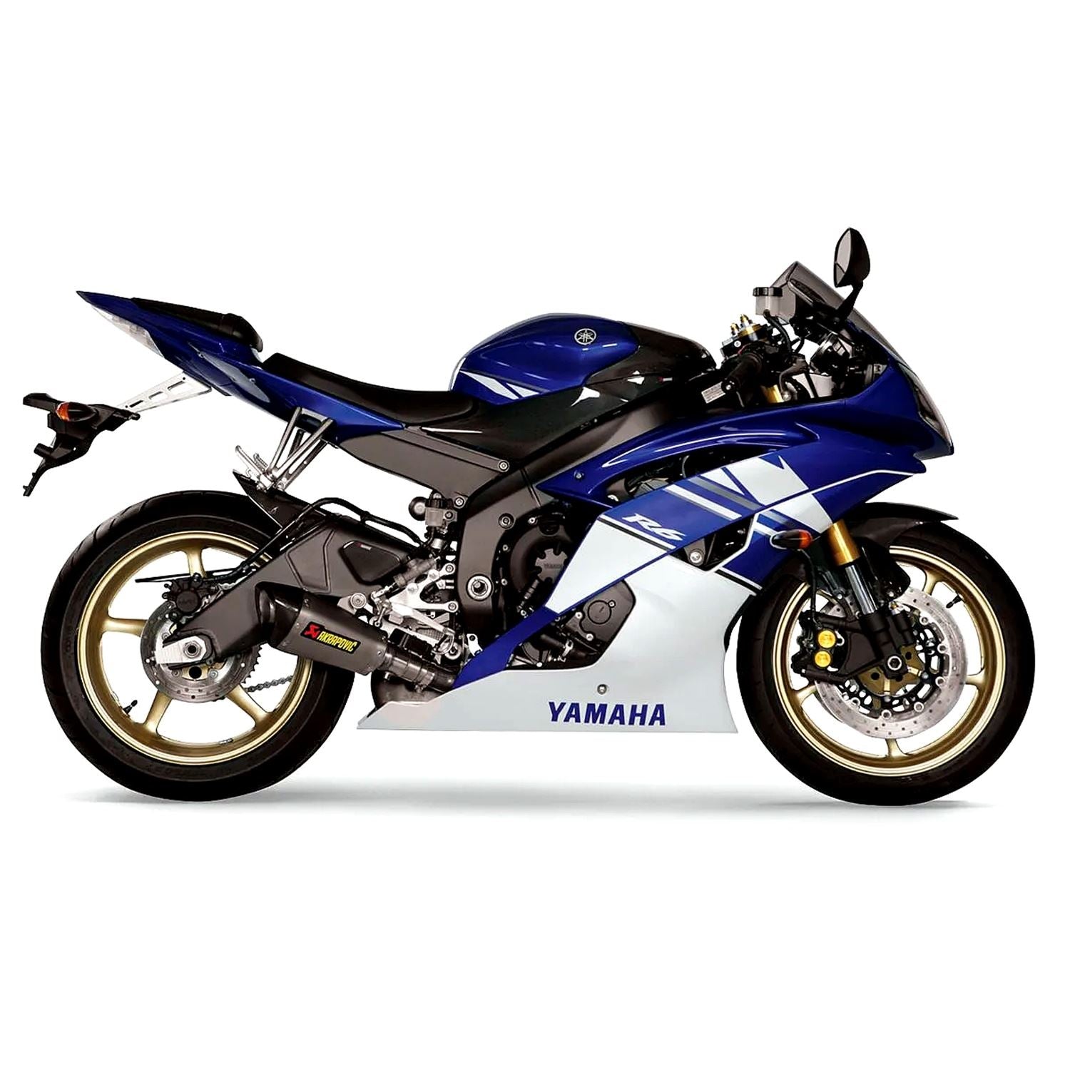 Akrapovic Titanium Line Slip On Silencer For Yamaha YZF-R6 600 R6 RACE 2021-2026